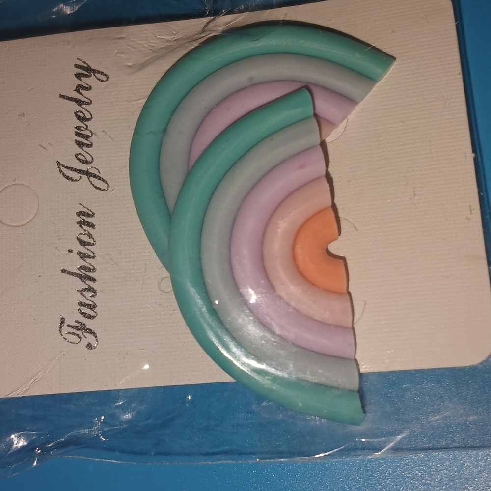 Colorful Rainbow Brooch New